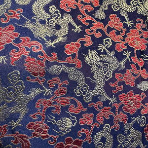 Traditional Jacquard Polyester Brocade Fabric Jacquard 150cm Wholesale Cheap Price for New Year Apparel Home Textile Cloth